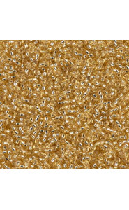 Miyuki rocailles Perlen 15/0 - Silverlined gold 15-3